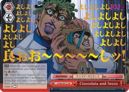 Cioccolata and Secco (JJR) (Gold Stamp) (JJ/S66-E072J JJR) - JoJo's Bizarre Adventure: Golden Wind