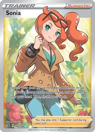Sonia (Full Art) 192 - Holofoil SWSH02 Rebel Clash - Ultra Rare