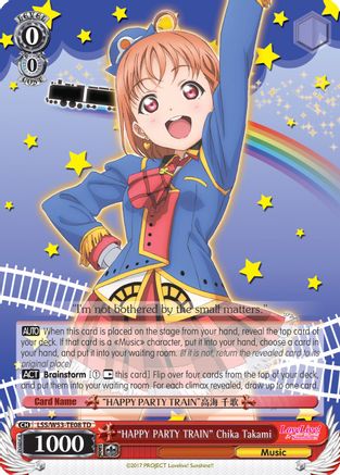 "HAPPY PARTY TRAIN" Chika Takami (LSS/W53-TE08 TD) - Love Live! Sunshine!! Extra Booster