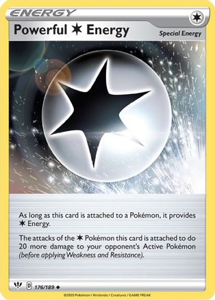 Powerful C Energy 176 SWSH03 Darkness Ablaze - Uncommon