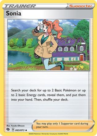 Sonia 065 - Reverse Holofoil Champions Path - Uncommon