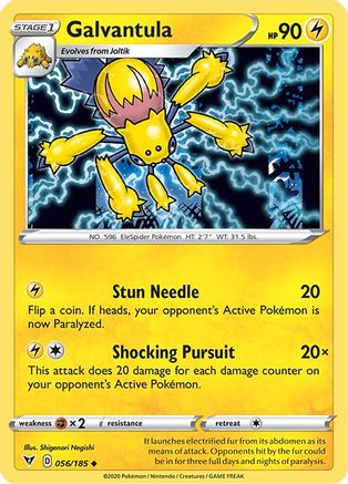 Galvantula 056 - Reverse Holofoil SWSH04 Vivid Voltage - Uncommon