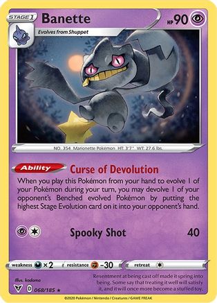 Banette 068 SWSH04 Vivid Voltage - Rare