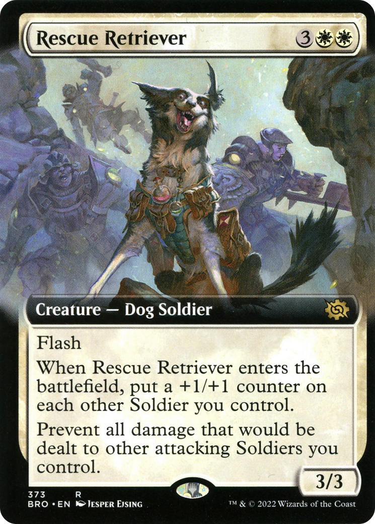 Rescue Retriever (BRO-373) - The Brothers' War: (Extended Art) Foil