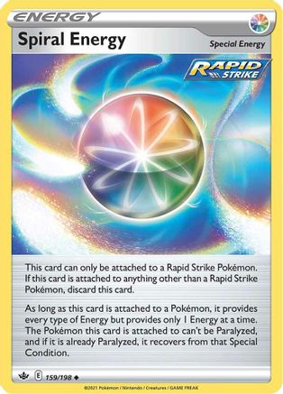 Spiral Energy 159 - Reverse Holofoil SWSH06 Chilling Reign - Uncommon