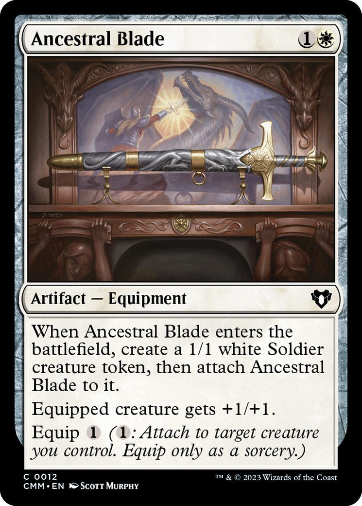 Ancestral Blade (CMM-012) - Commander Masters