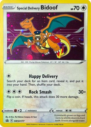 Special Delivery Bidoof - Holofoil SWSH Sword & Shield Promo Cards - Promo