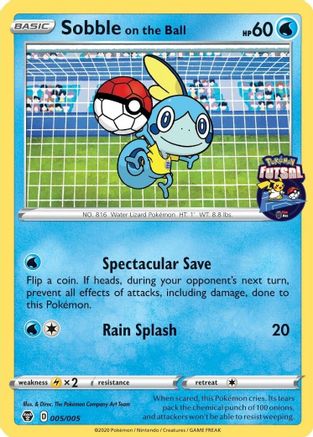 Sobble on the Ball 005/005 Miscellaneous Cards & Products - Promo