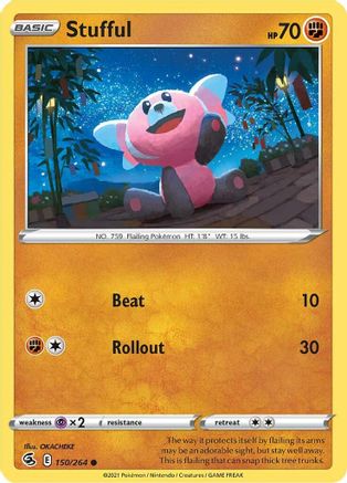 Stufful 150 SWSH08 Fusion Strike - Common