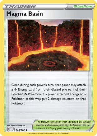 Magma Basin 144 SWSH09 Brilliant Stars - Uncommon