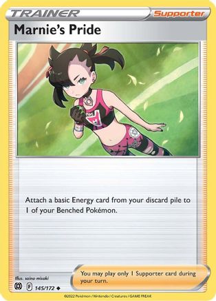 Marnie's Pride 145 - Reverse Holofoil SWSH09 Brilliant Stars - Uncommon