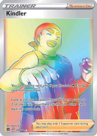 Kindler (Secret) 179 - Holofoil SWSH09 Brilliant Stars - Secret Rare