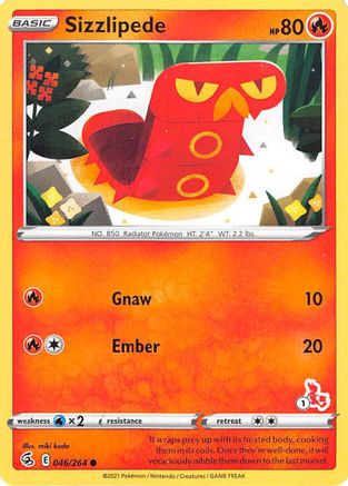 Sizzlipede 046/264 Battle Academy 2022 - Promo