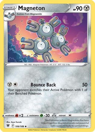Magneton 106 - Reverse Holofoil SWSH10 Astral Radiance - Uncommon