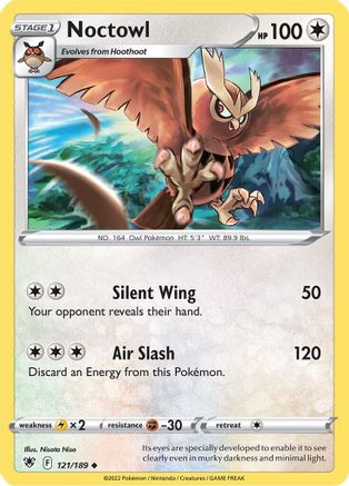 Noctowl 121 SWSH10 Astral Radiance - Uncommon