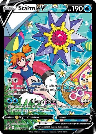 Starmie V TG13 - Holofoil SWSH10 Astral Radiance Trainer Gallery - Ultra Rare