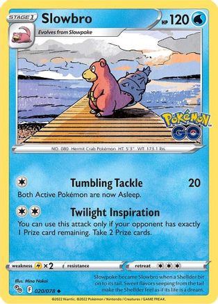 Slowbro 020 Pokemon GO - Uncommon