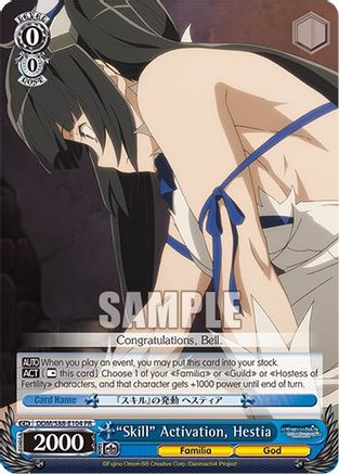 "Skill" Activation, Hestia (DDM/S88-E104 PR) - Is it Wrong to Try to Pick Up Girls in a Dungeon?