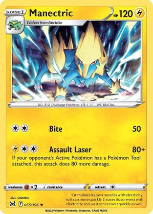 Manectric 055 SWSH11 Lost Origin - Rare