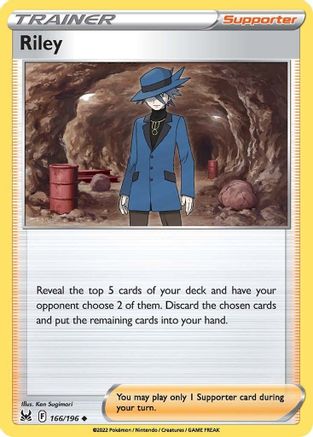 Riley 166 SWSH11 Lost Origin - Uncommon