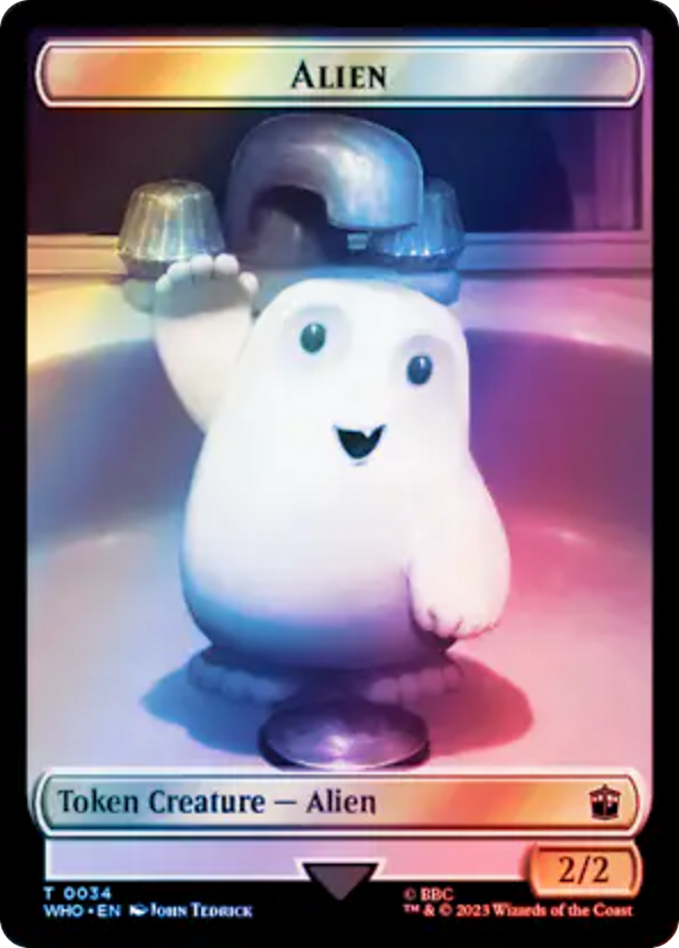 Alien (TWHO-034) - Doctor Who Tokens Foil