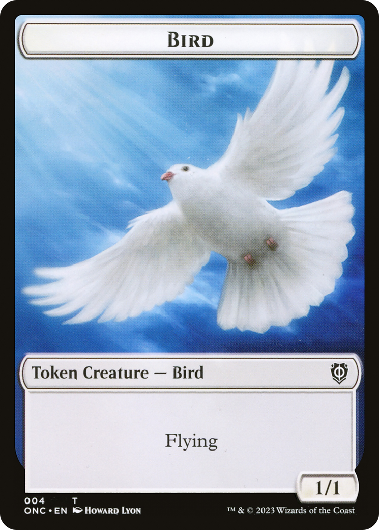 Bird (TONC-004) - Phyrexia: All Will Be One Commander Tokens