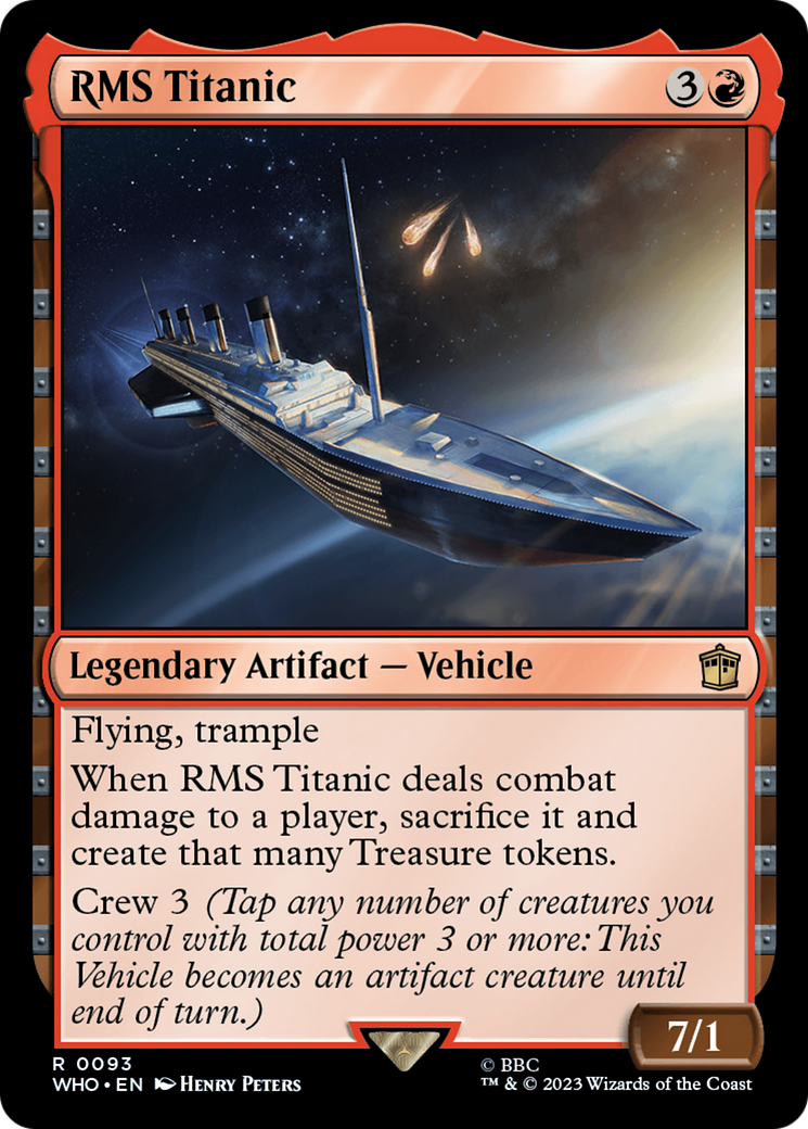 RMS Titanic (WHO-093) - Doctor Who Foil