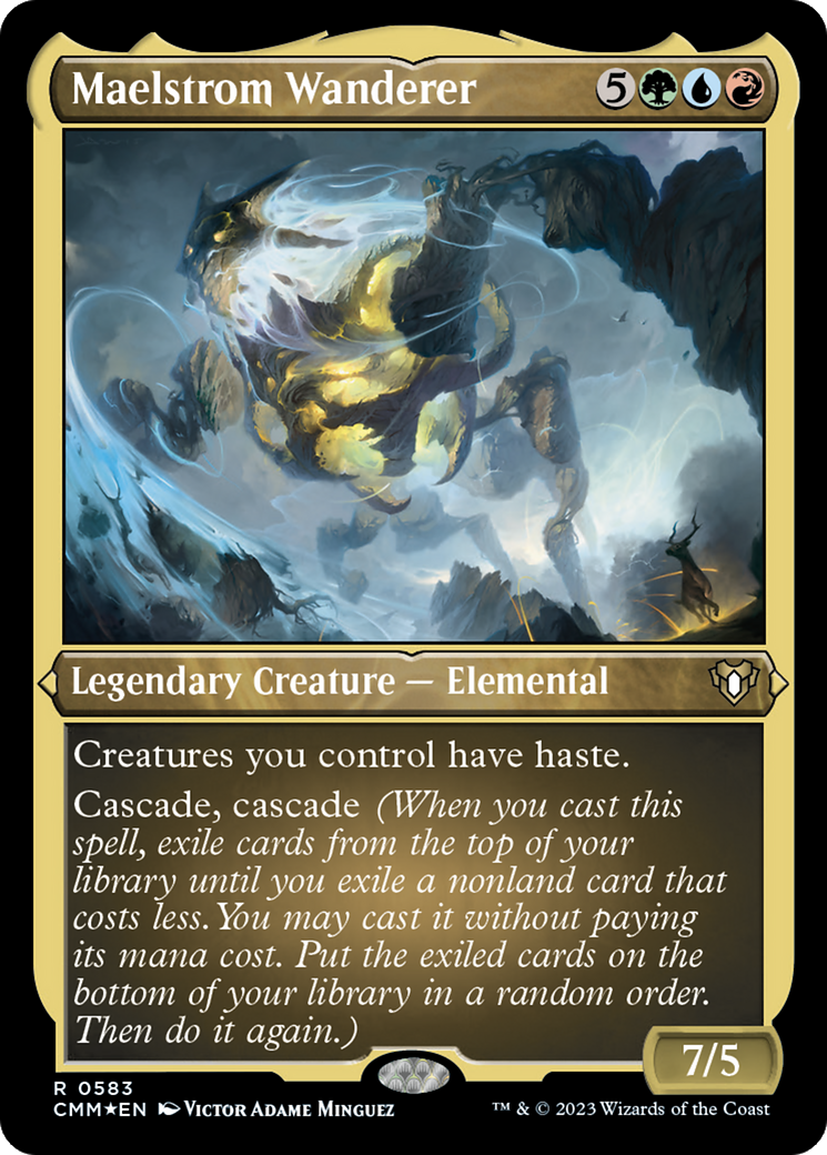 Maelstrom Wanderer (CMM-583) - Commander Masters Etched Foil