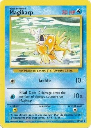 Magikarp 035 Base Set - Uncommon