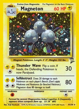 Magneton 009 - Holofoil Base Set 2 - Holo Rare