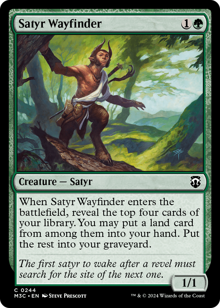 Satyr Wayfinder (M3C-244) - Modern Horizons 3 Commander Foil