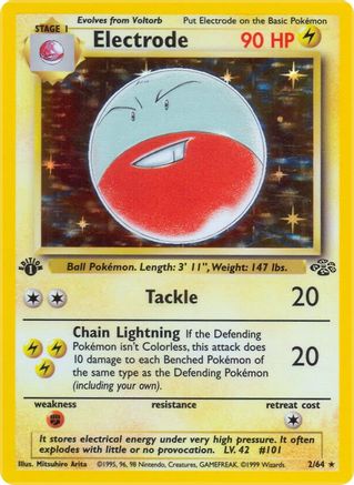 Electrode (2) 002 - Unlimited Holofoil Jungle - Holo Rare