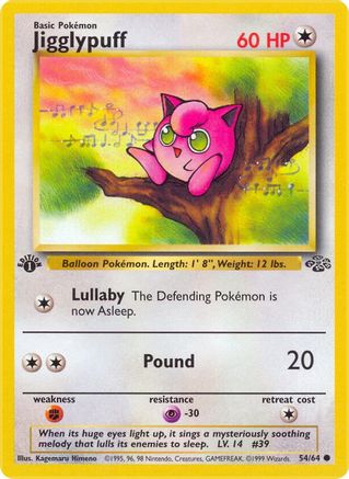 Jigglypuff 054 - Unlimited Jungle - Common
