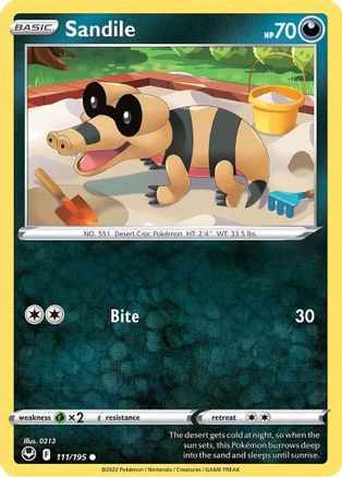Sandile 111 SWSH12 Silver Tempest - Common