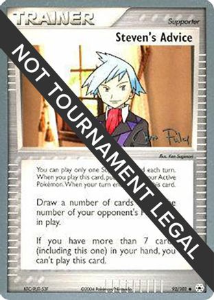 Steven's Advice - 2004 (Chris Fulop) 092 World Championship Decks - Uncommon