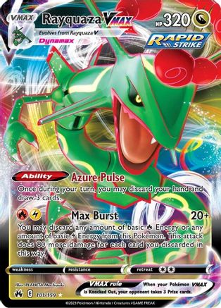 Rayquaza VMAX (101) 101 - Holofoil Crown Zenith - Ultra Rare