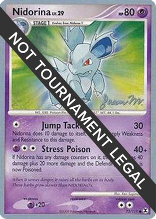 Nidorina - 2009 (Jason Martinez) 073 World Championship Decks - Common
