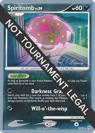 Spiritomb - 2010 (Michael Pramawat) 032 World Championship Decks - Rare
