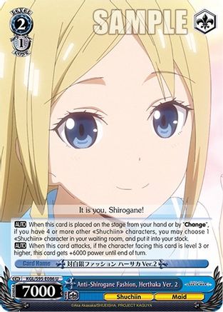 Anti-Shirogane Fashion, Herthaka Ver. 2 (KGL/S95-E086 U) - Kaguya-Sama: Love is War?