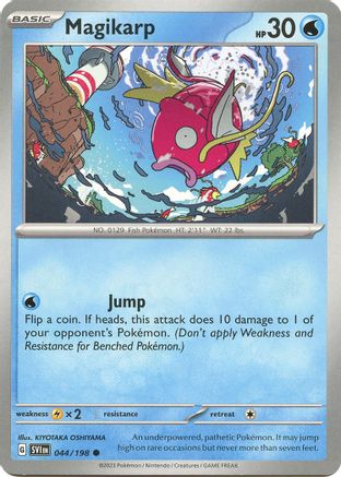 Magikarp 044 - Reverse Holofoil SV01 Scarlet & Violet Base Set - Common
