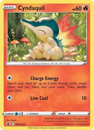 Cyndaquil SWSH221 - Holofoil SWSH Sword & Shield Promo Cards - Promo