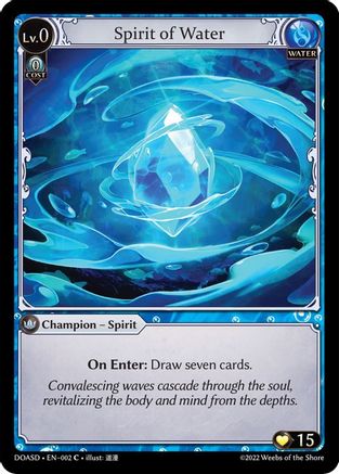 Spirit of Water (002) - Dawn of Ashes Starter Decks
