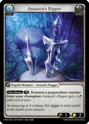 Assassin's Ripper (020) - Dawn of Ashes Alter Edition