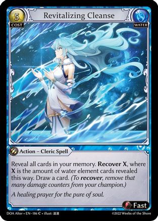 Revitalizing Cleanse (186) - Dawn of Ashes Alter Edition