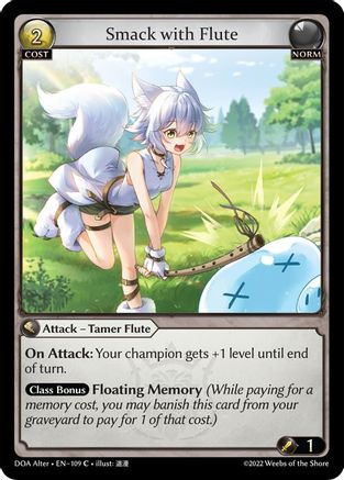 Smack with Flute (109) - Dawn of Ashes Alter Edition Foil