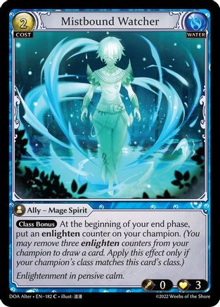 Mistbound Watcher (182) - Dawn of Ashes Alter Edition
