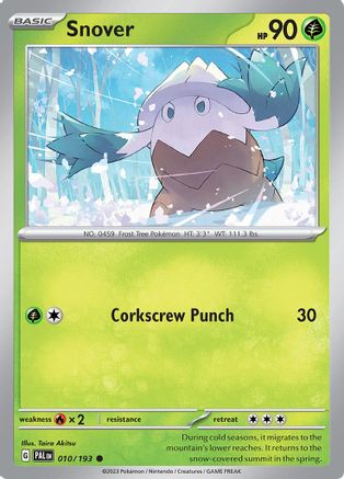 Snover 010 SV02 Paldea Evolved - Common