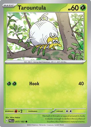 Tarountula 017/193 - Reverse Holofoil SV02 Paldea Evolved - Common