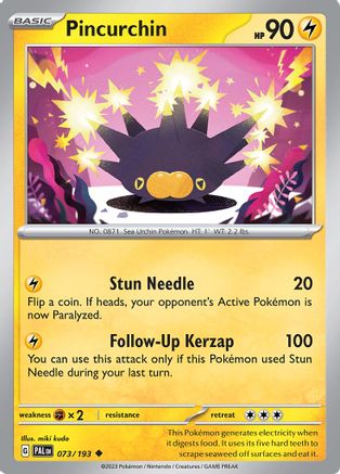 Pincurchin 073/193 SV02 Paldea Evolved - Uncommon