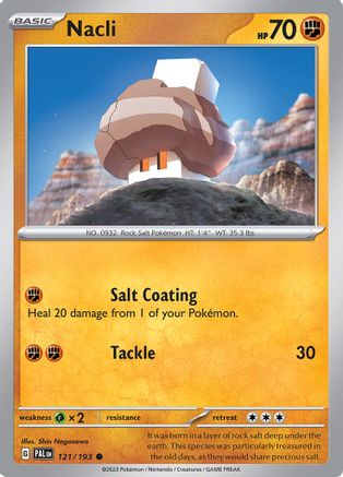 Nacli 121/193 - Reverse Holofoil SV02 Paldea Evolved - Common